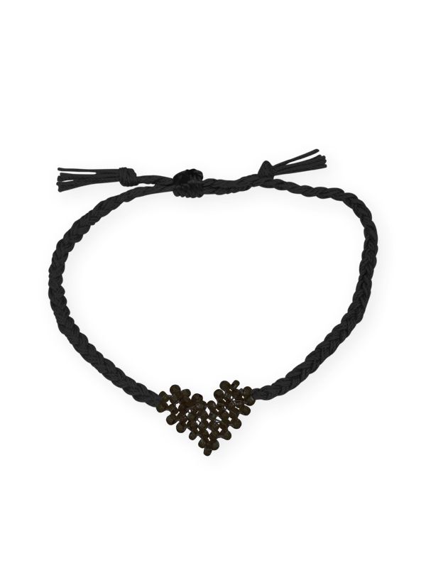 JBH002-BL Braid Black Bracelets