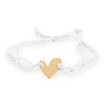 JBHSC63-WH Spiral Crown White Bracelets