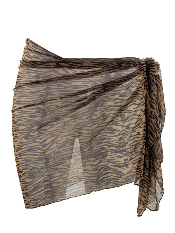 CUS101TI Mesh Sarong Tiger