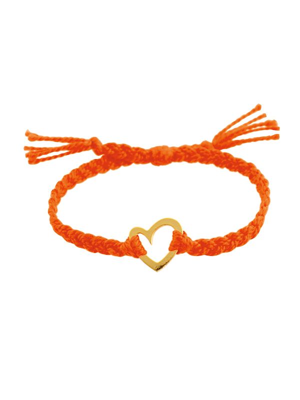 JBH65/B-PE Braid Peach Bracelets