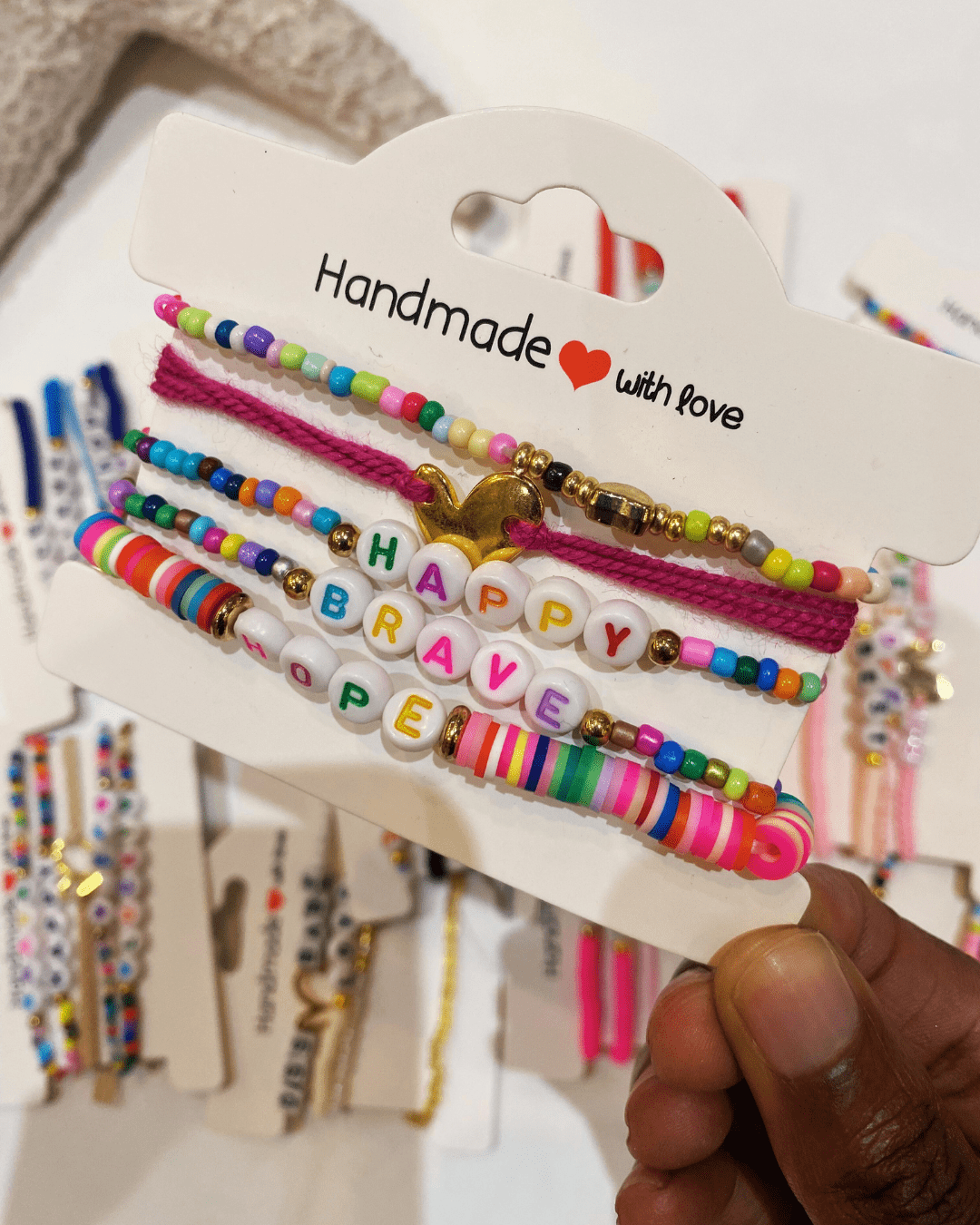 Wordpress format JAS1multicolor Size Your Heart Multicolor Assorted Bracelet Set - Image 1